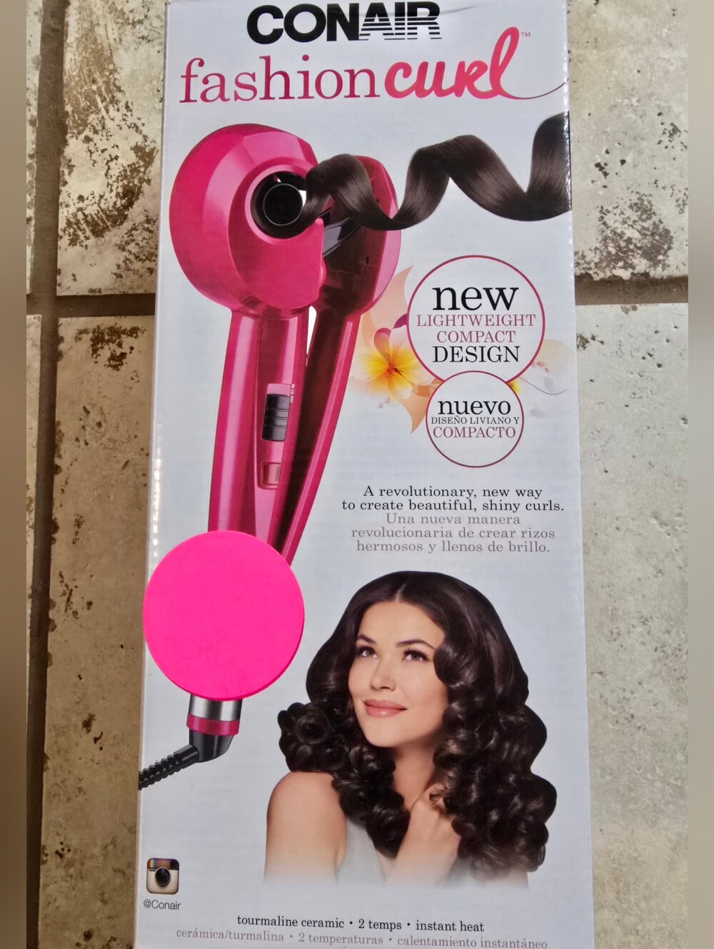Conair Fashion Curl Pink Automatic Hair Curler